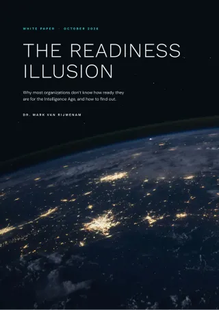 Cover of The Readiness Illusion, Mark van Rijmenam’s white paper