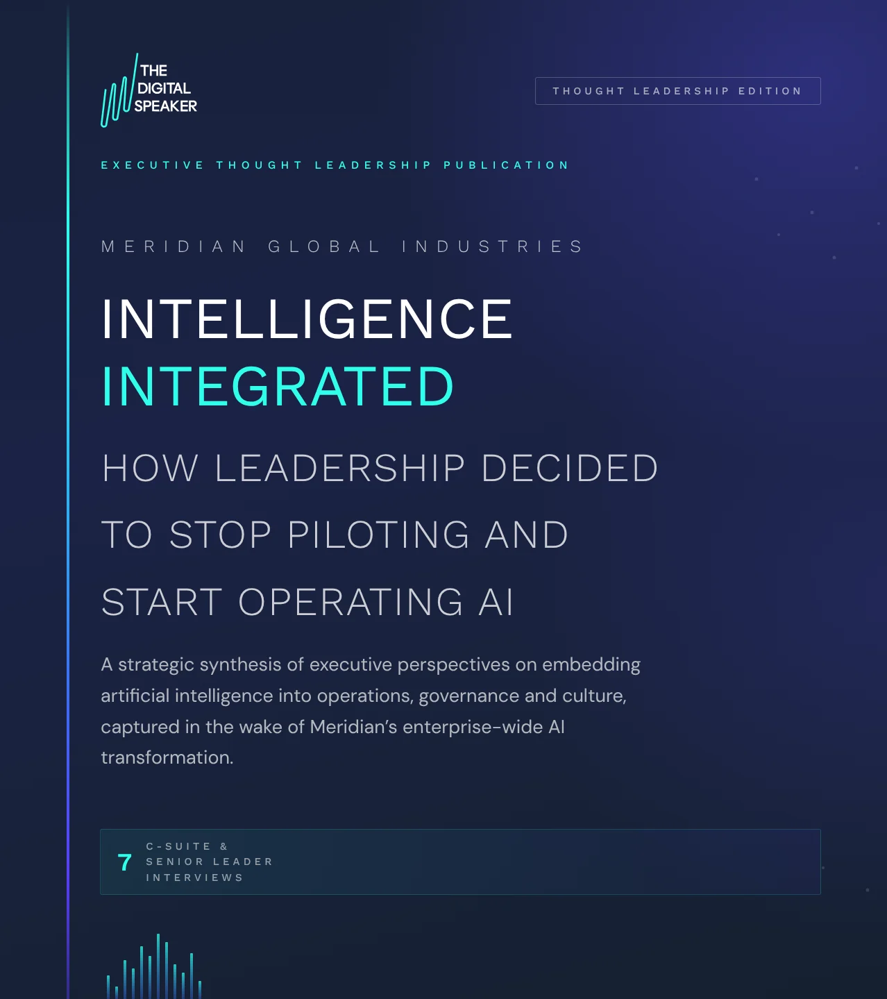 Cover of an executive leadership report