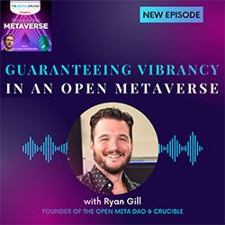 Guaranteeing Vibrancy in an Open Metaverse with Ryan Gill - Step into the Metaverse podcast: EP12 