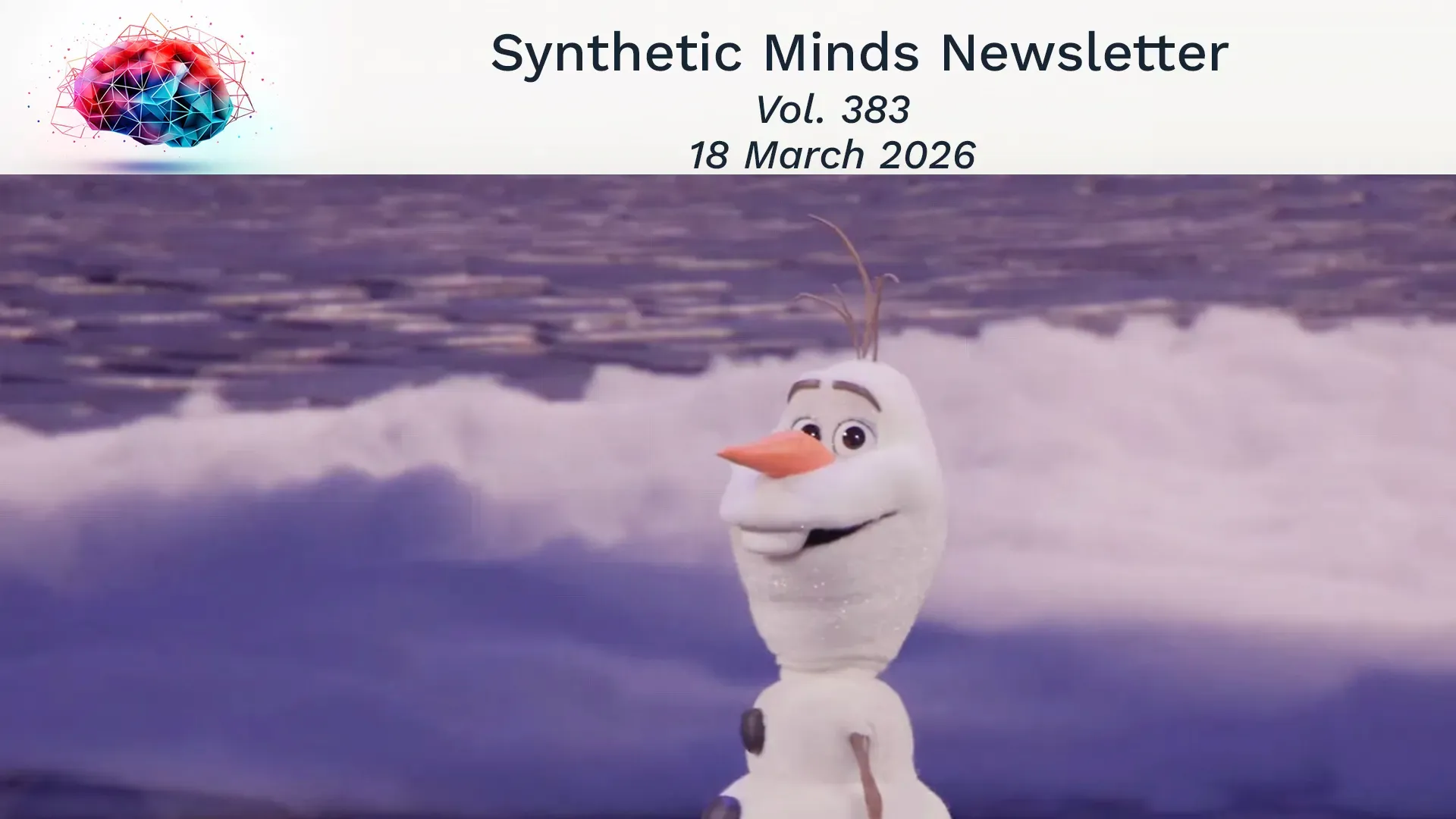 Synthetic Minds | A Snowman Walked on Stage