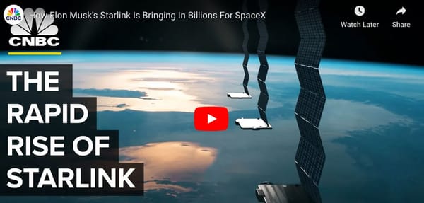 Starlink to bring billions to SpaceX.