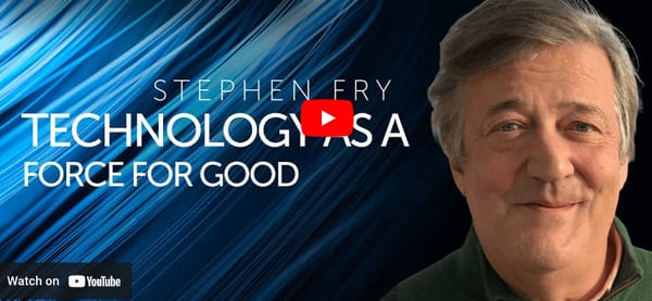 Stephen Fry muses on Ai: will it be our Prometheus or our Zeus?