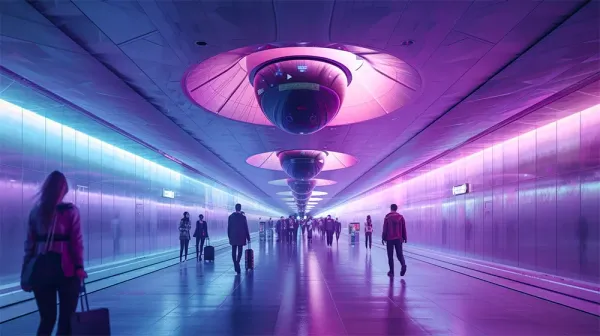 Eyes Everywhere: AI's Gaze on the London Underground