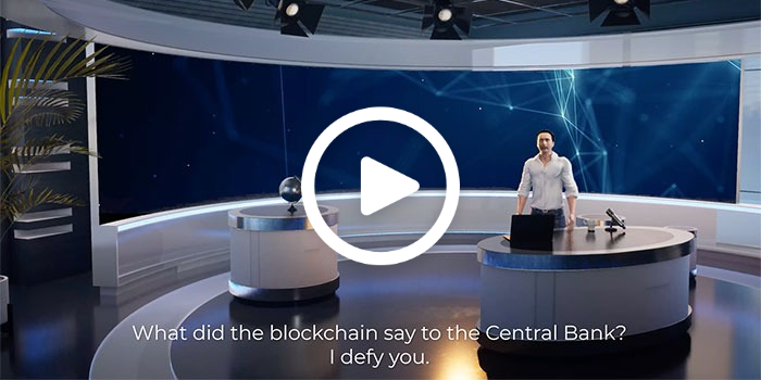 The f(x) = e^x | What did the blockchain say to the Central Bank?