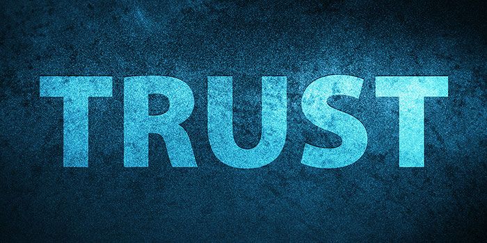 We have a trust issue