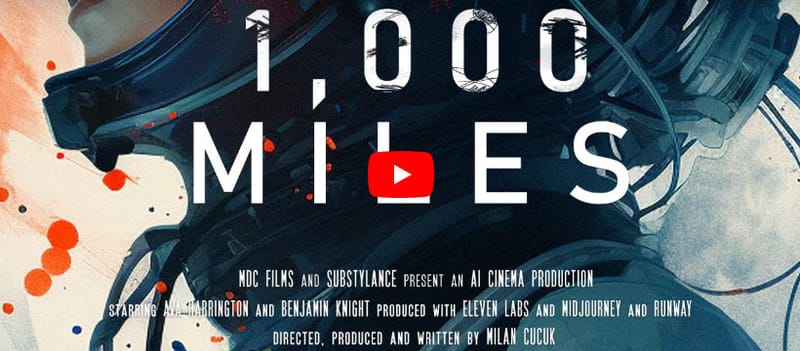 AI filmmaker creates a short film in 8 hours.